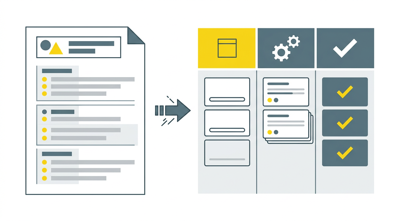 悪い議事録（文字だらけ）と良い議事録（決定事項が明確）の比較図