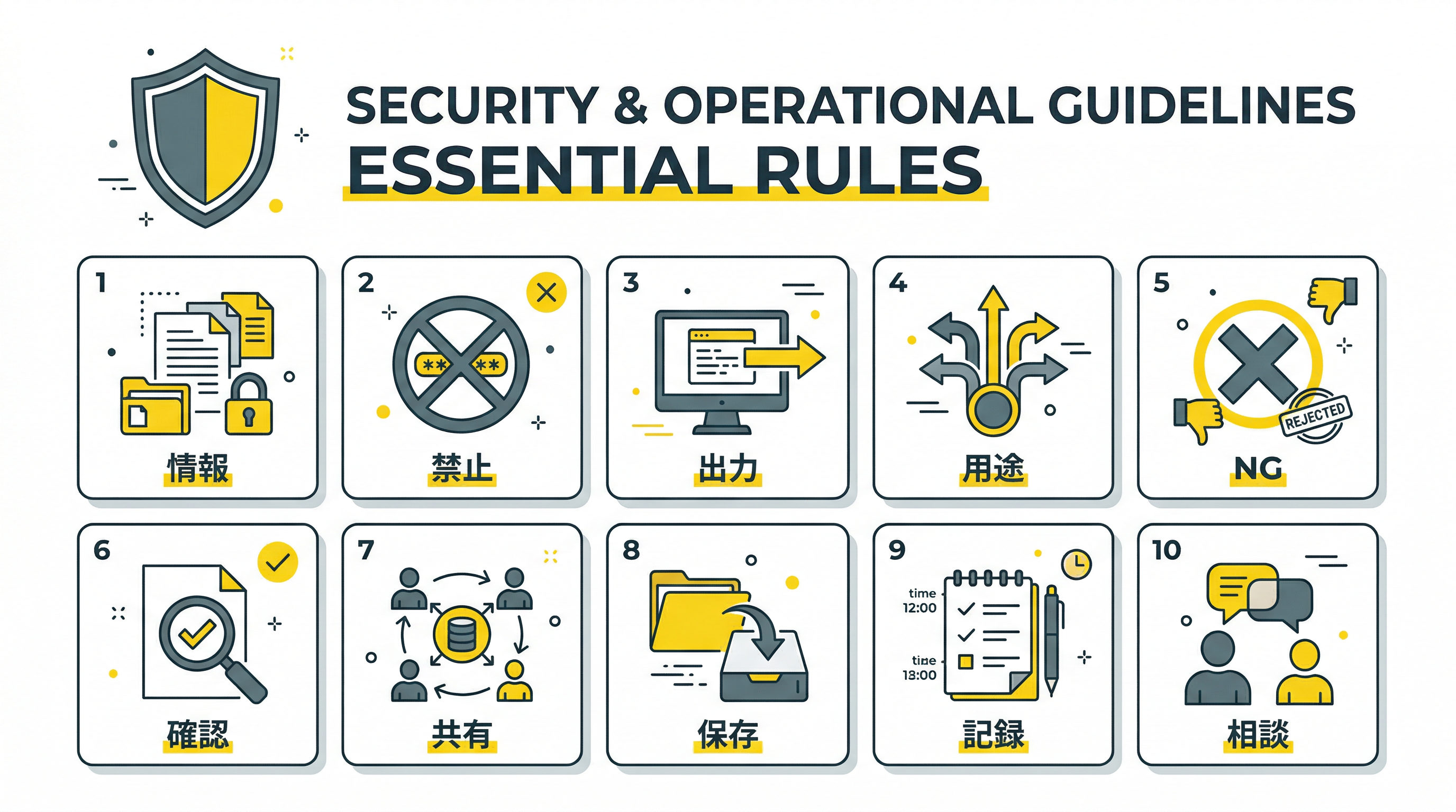 AI活用を安全に始めるための10項目ルール